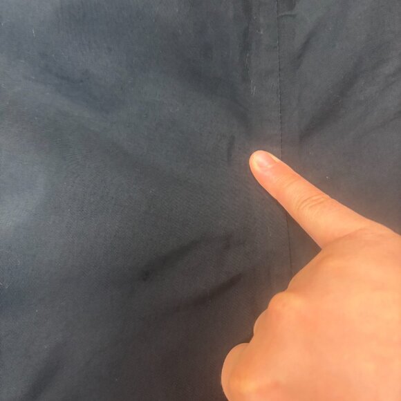 Vintage North Face Pants Mens Large 34X31 Black Nylon GTEX Ski Snow Windbreaker - Picture 9 of 14